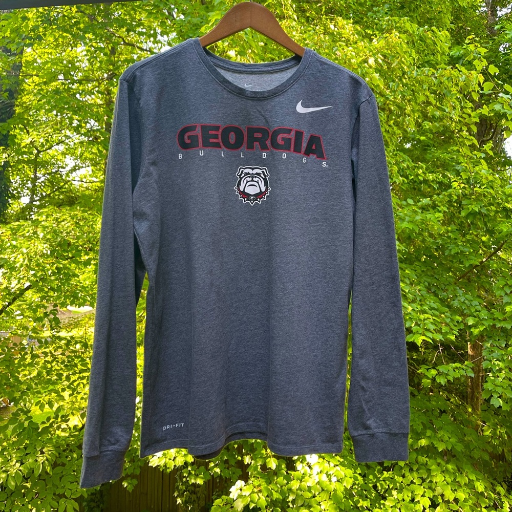 Nike Dri fit Georgia bulldogs long sleeve